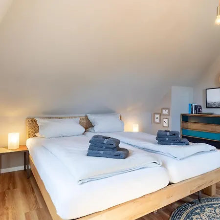 Suederpiep - 4 Individuelle Nahe Suedstrand Moewe - Stilvolle Maisonette Fuer Bis Zu 4 Personen