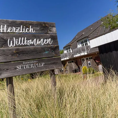 Suederpiep - 4 Individuelle Nahe Suedstrand Moewe - Stilvolle Maisonette Fuer Bis Zu 4 Personen Apartmán *